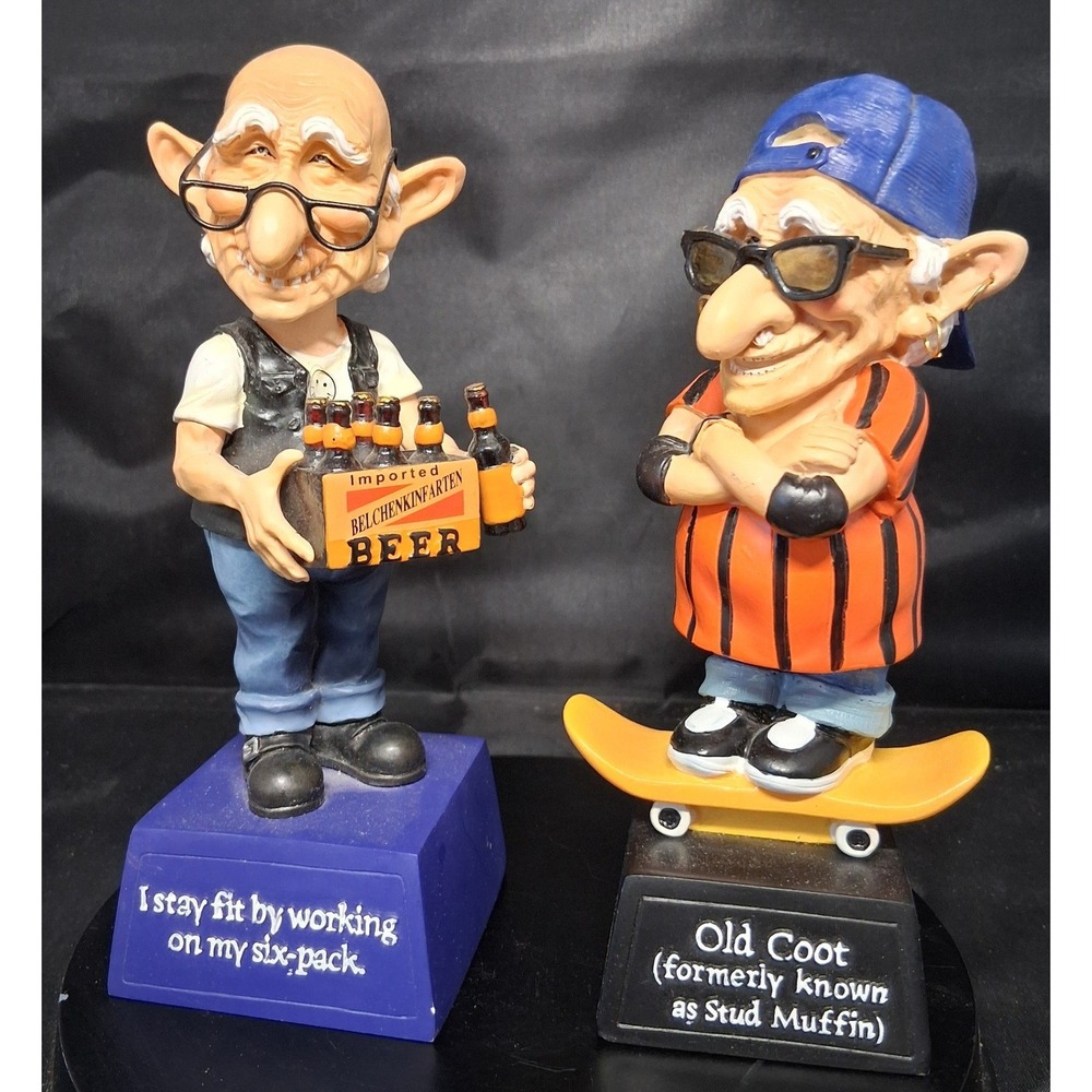 Westland Giftware Coots Figurines Sixpack 12650 Skateboarder 12678 Set of 2
